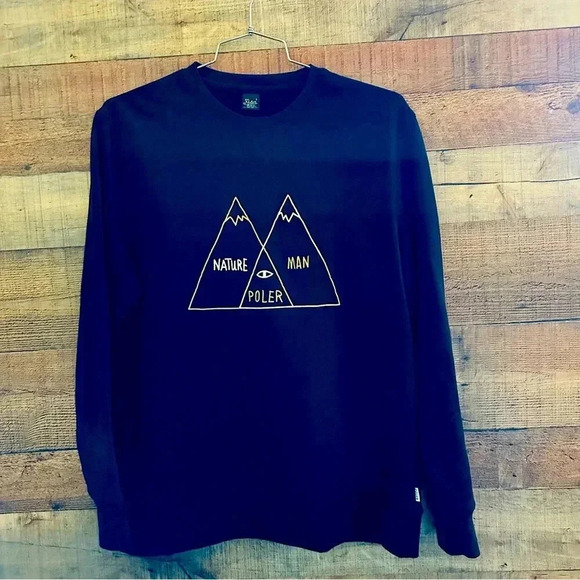 NWOT Poler Venn Diagram Crew Sweatshirt - Picture 2 of 6